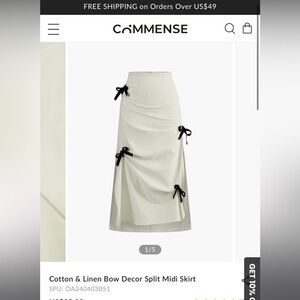 Split Midi Skirt
